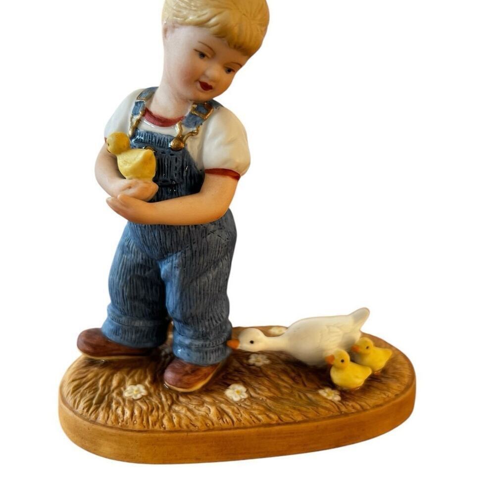 Country Store, Limited Edition “Little Farmers” Porcelain Figurine